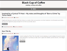 Tablet Screenshot of blackcupofcoffee.com